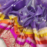 Kismis kora handwoven saree