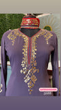 Naisha gorgette kurta gharara dress