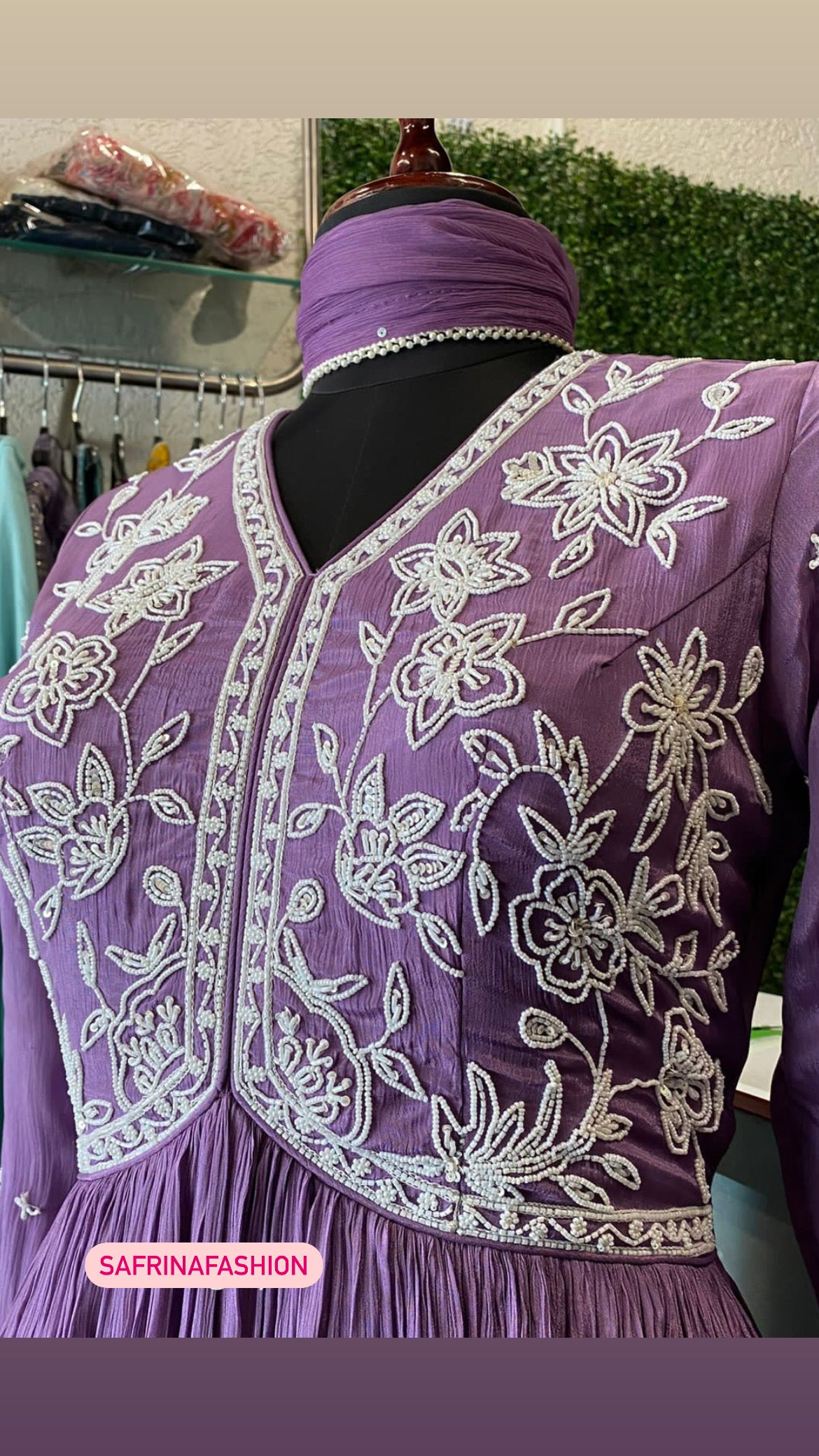 Laina beautiful gown dress - Saffronfashionindia