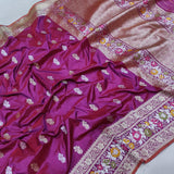 Muhani Katan silk handwoven sarees