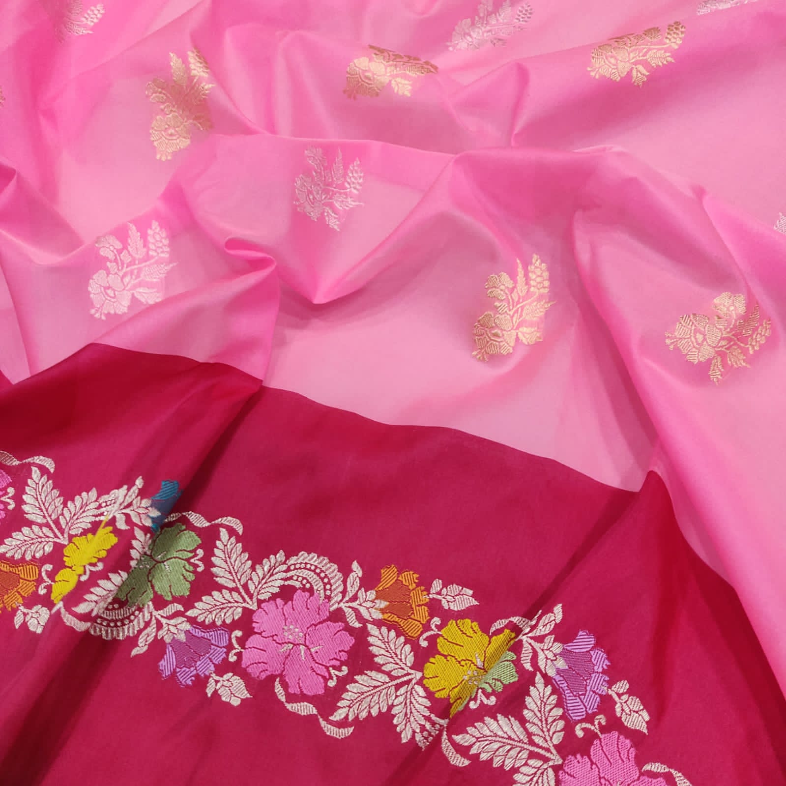 Pinkvilla inspired handwoven saree - Saffronfashionindia