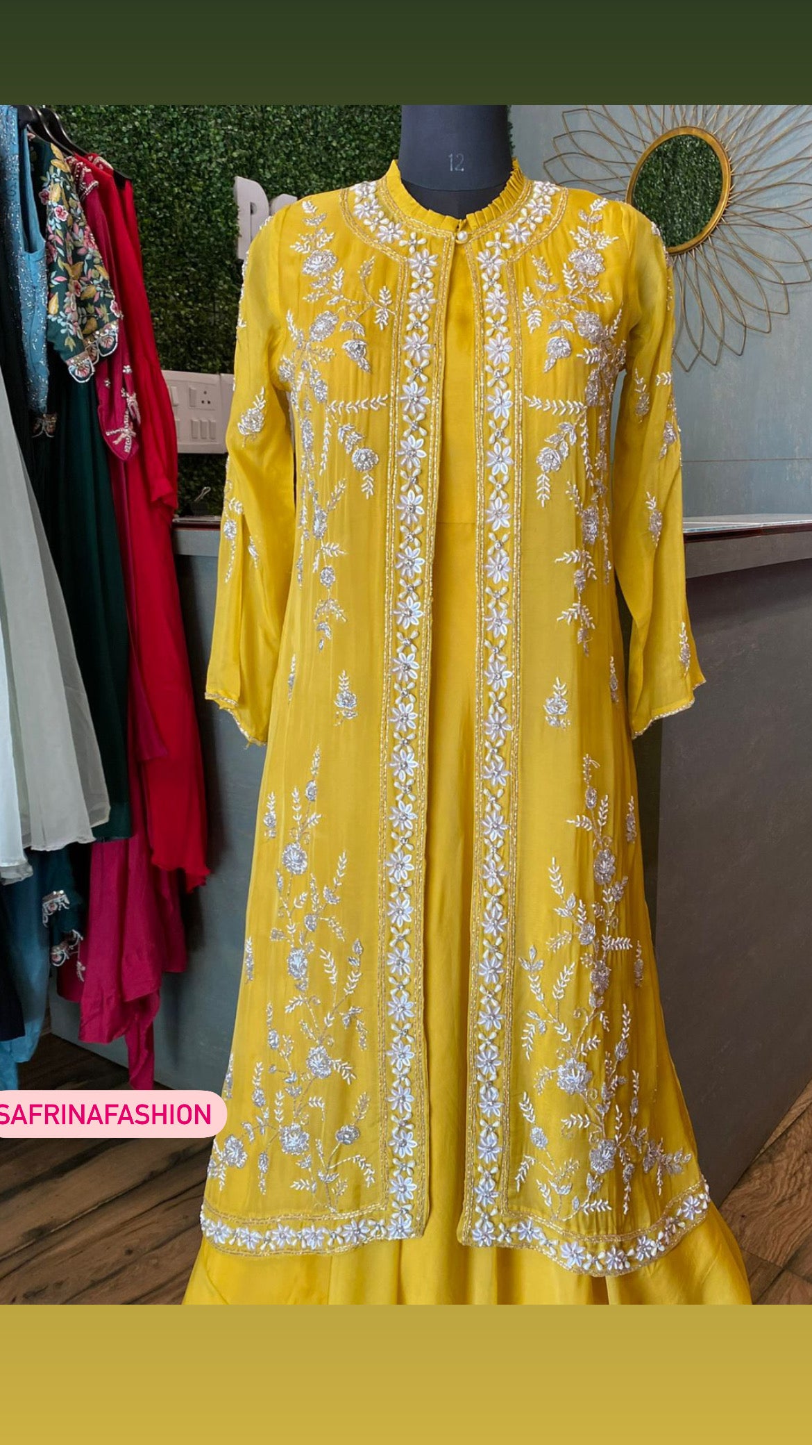 Janvir long kurta dress - Saffronfashionindia