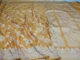 Maharani inspired handwoven Katan silk kadwa saree
