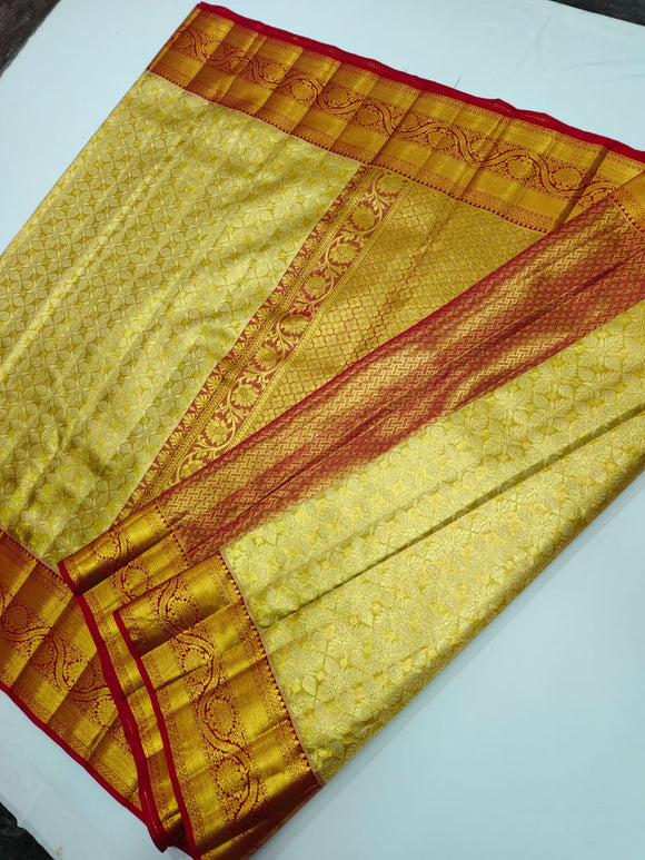 Tissue bridal Kanjeevaram saree
