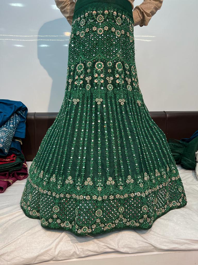 Noora Indian wedding lehanga choli - Saffronfashionindia