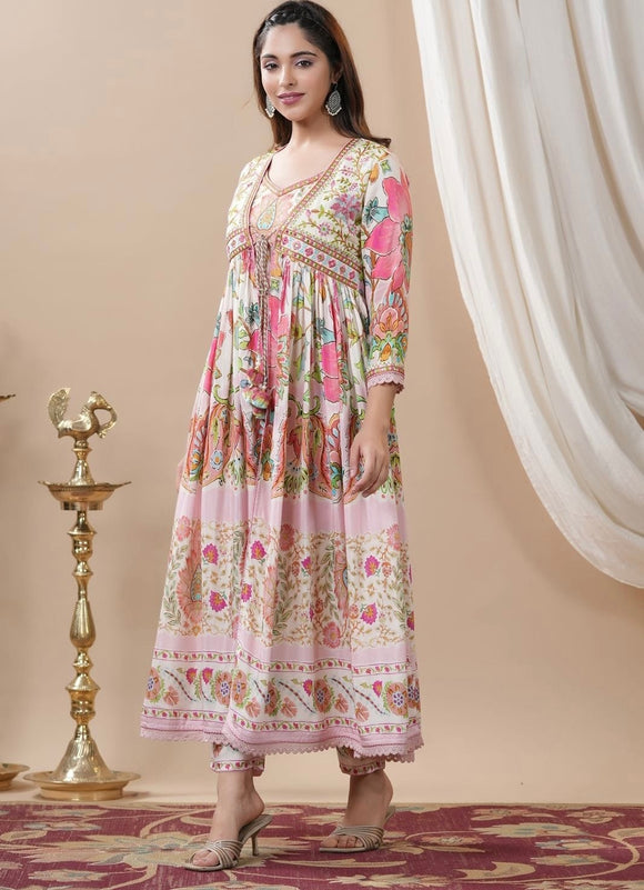 Wahima embroidered gown