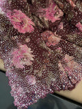 Chiffon printed crepe floral sarees