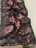 Chiffon printed crepe floral sarees
