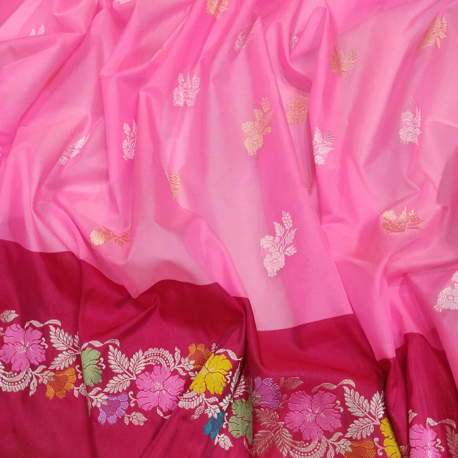 Pinkvilla inspired handwoven saree - Saffronfashionindia