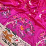 Shanikha Katan silk handwoven saree