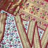 Handwoven muniya soft silk sarees
