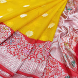 Noor kora handwoven saree