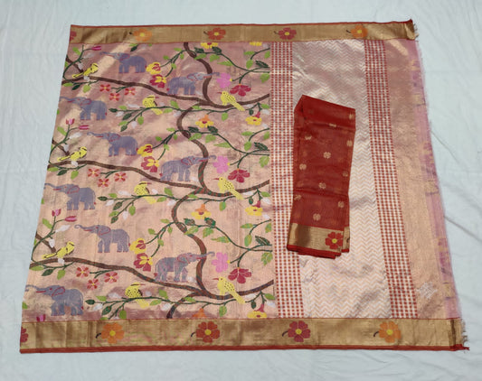 Rivaaz indian zari kota saree - Saffronfashionindia