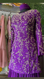 Mahisha purple kurta gharara dress