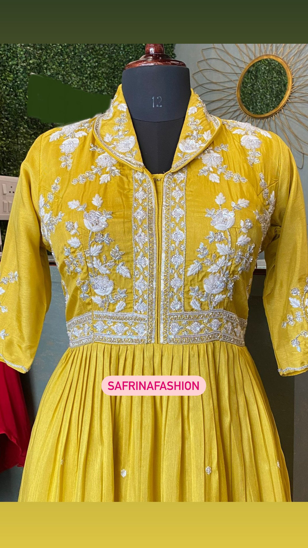 Savisha peplum styled dress - Saffronfashionindia