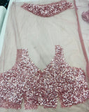 Fairy inspired pink organza saris