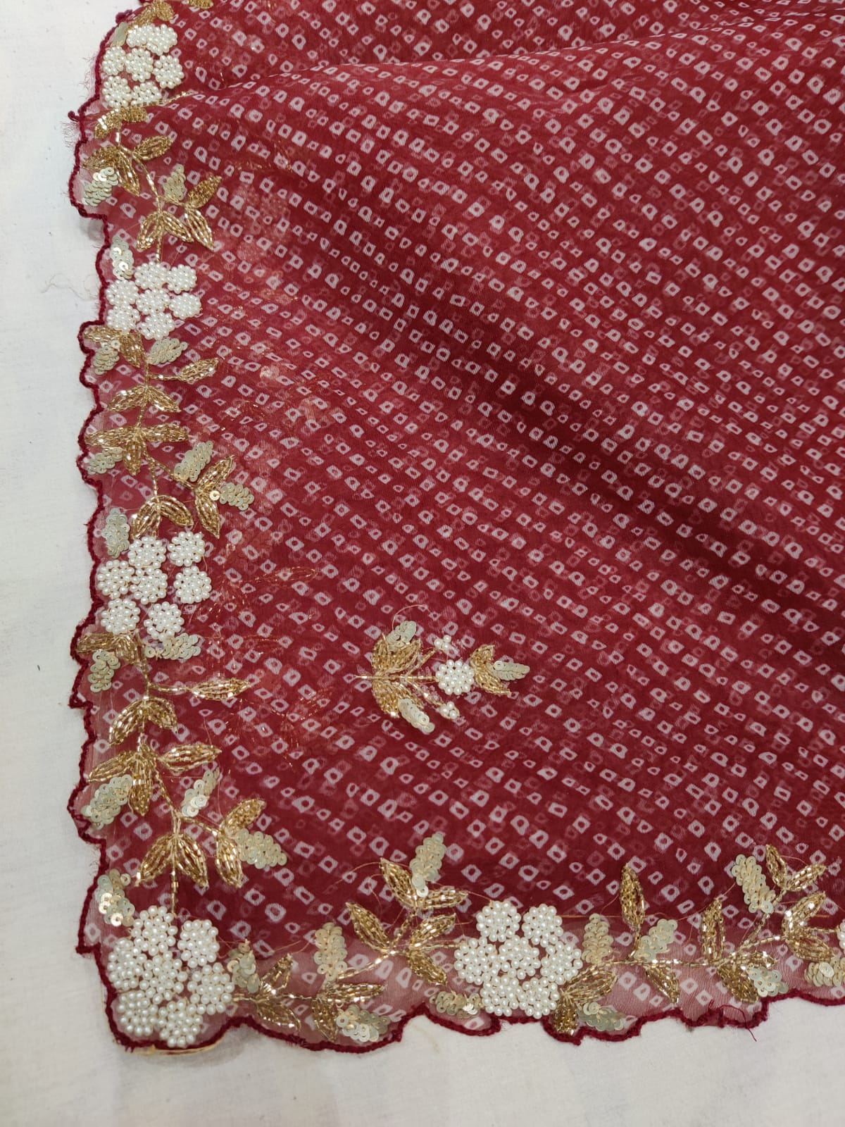 Susil pearl organza saree - Saffronfashionindia