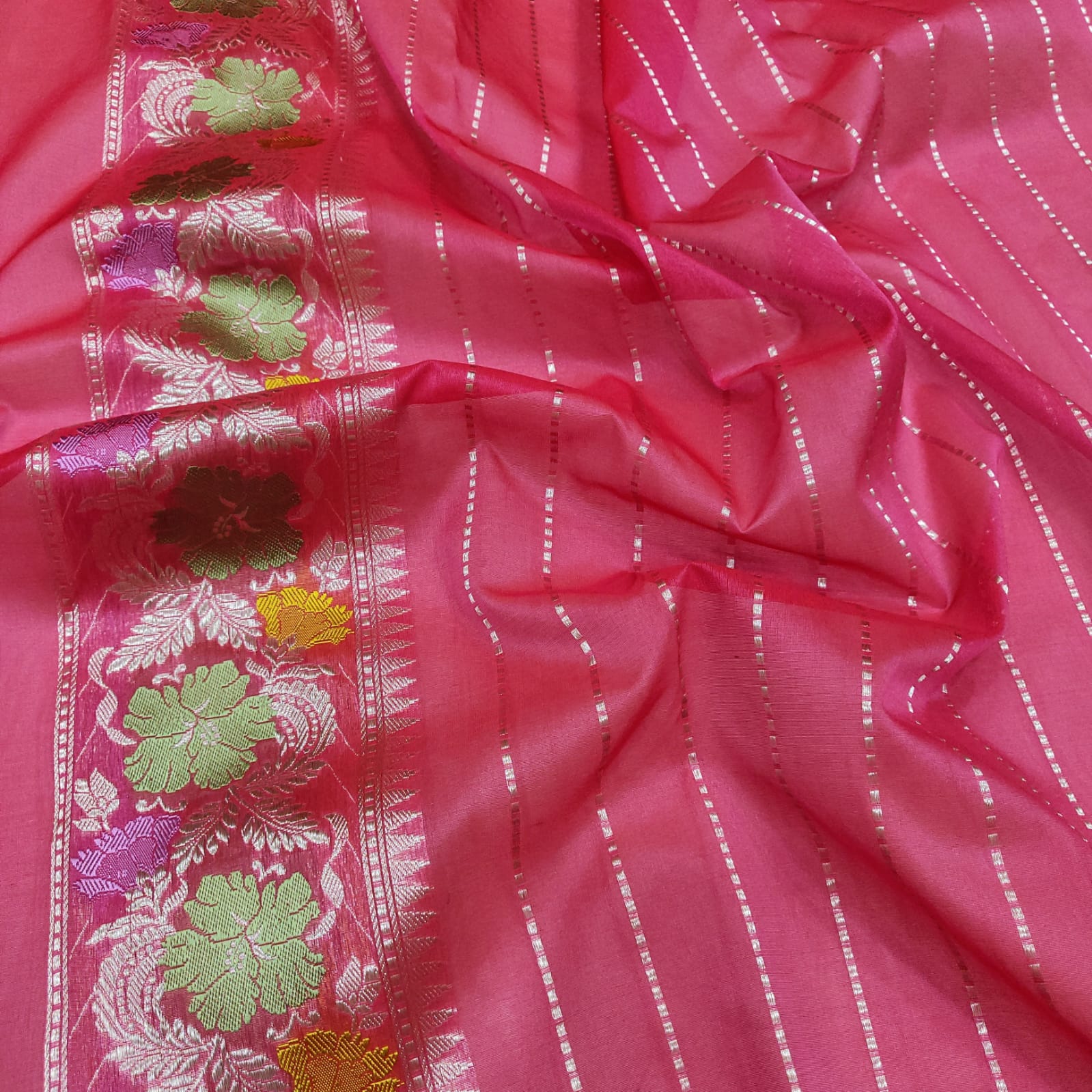 Pinkvilla inspired handwoven saree - Saffronfashionindia