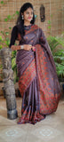 Kashmiri tussar silk saree