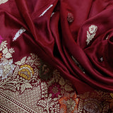 Rupali Katan silk handwoven saree