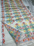 Blossom tantuj jamdani handloom sarees