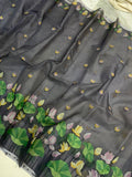 Alpa muslin jamdani saree