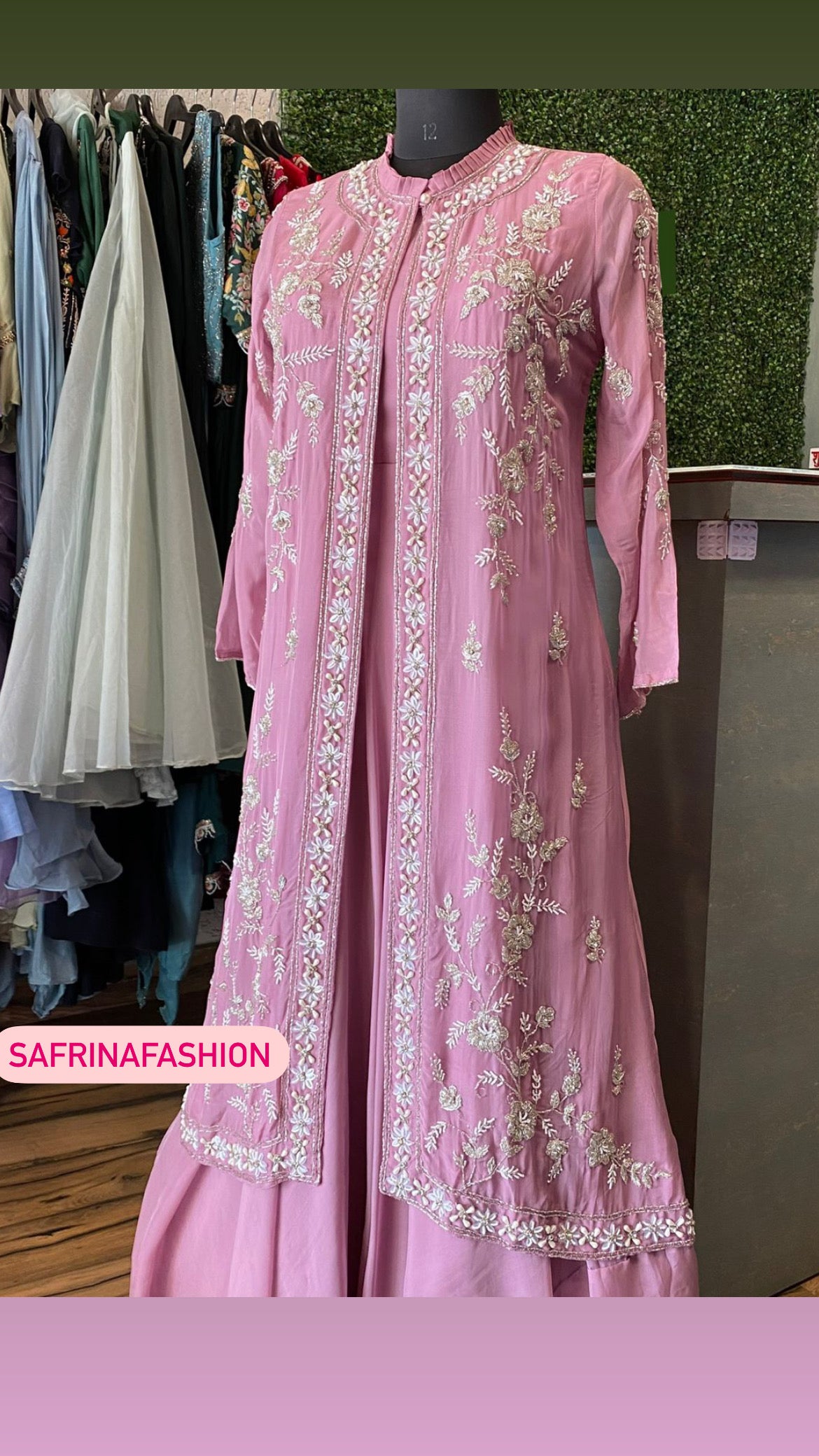 Blossom long kurta dress - Saffronfashionindia