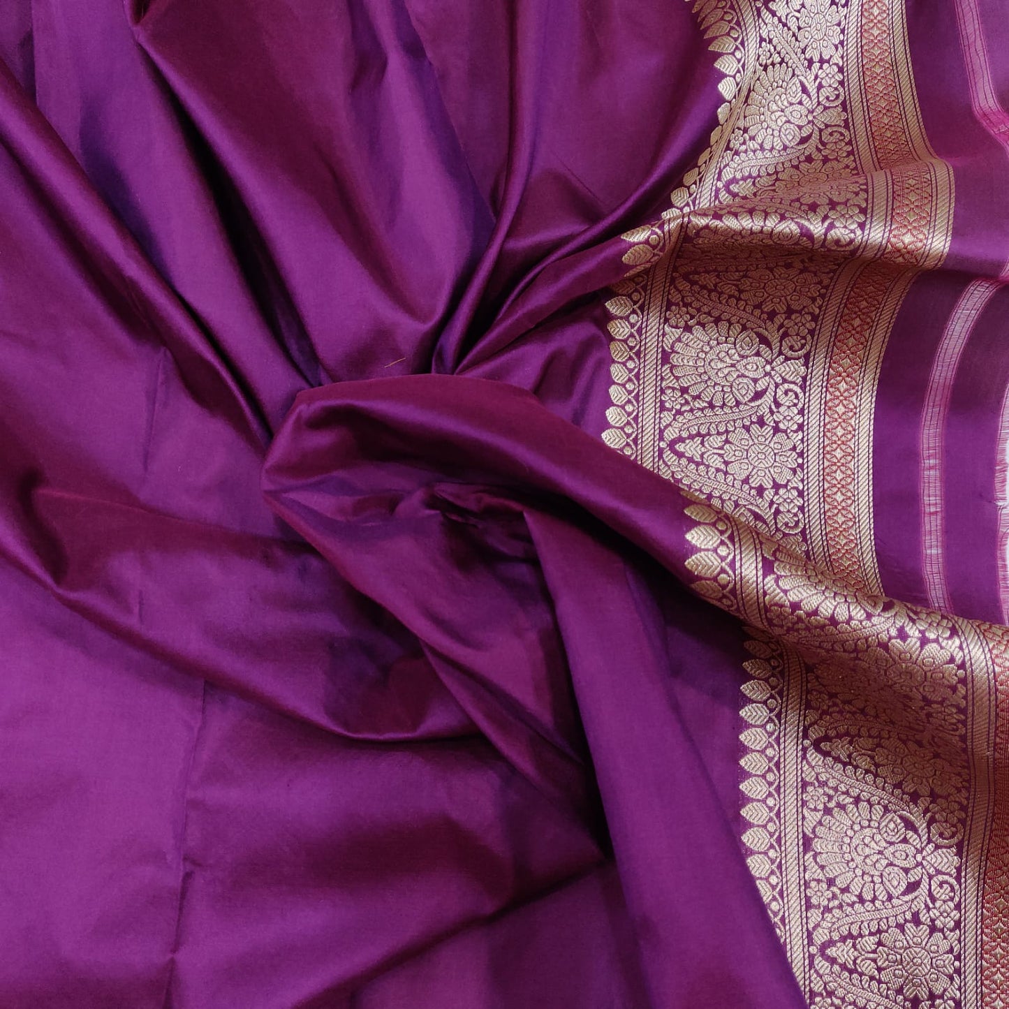 Nohira Katan silk handwoven saree - Saffronfashionindia