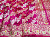 Bridal premium handwoven kadwa Rupa zari saree