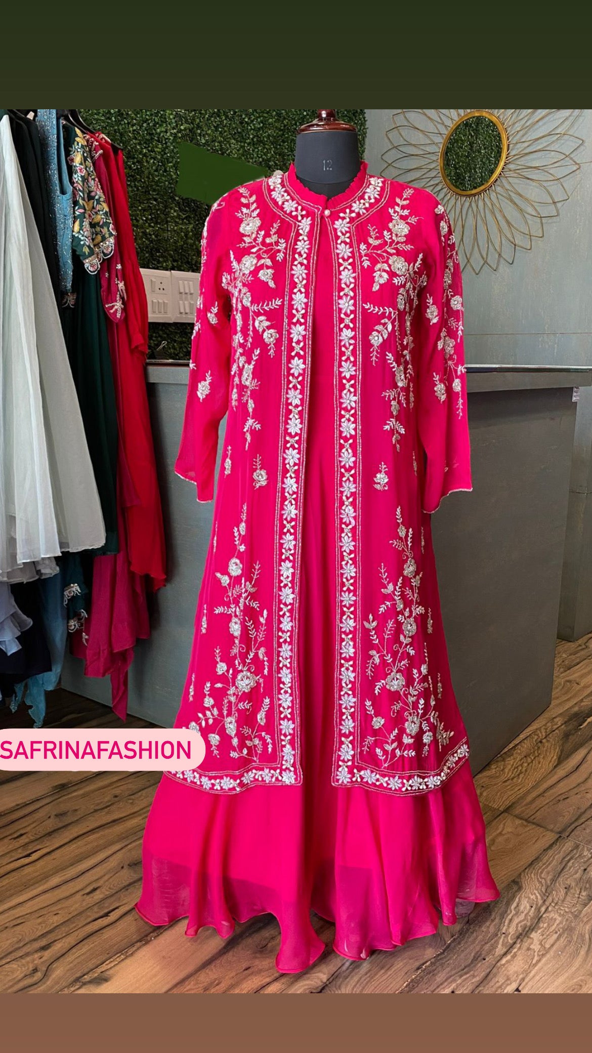 Blossom long kurta dress - Saffronfashionindia