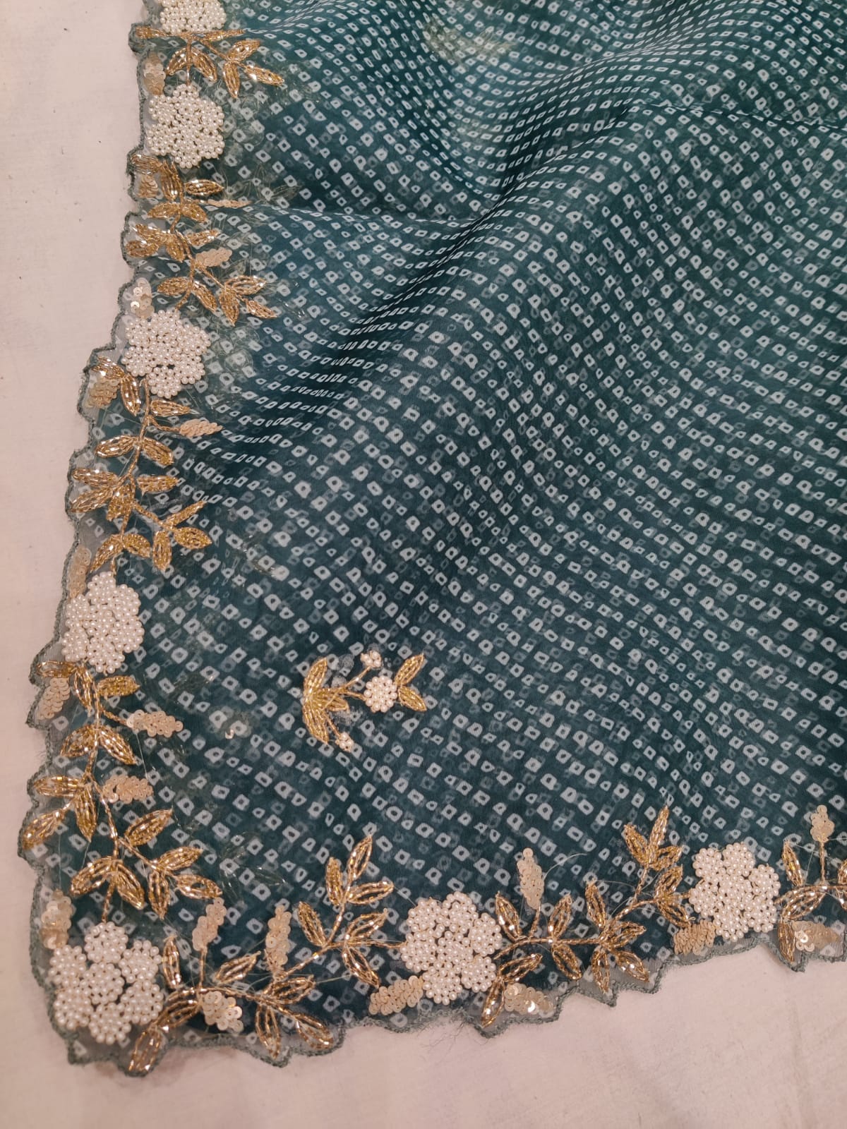 Susil pearl organza saree - Saffronfashionindia