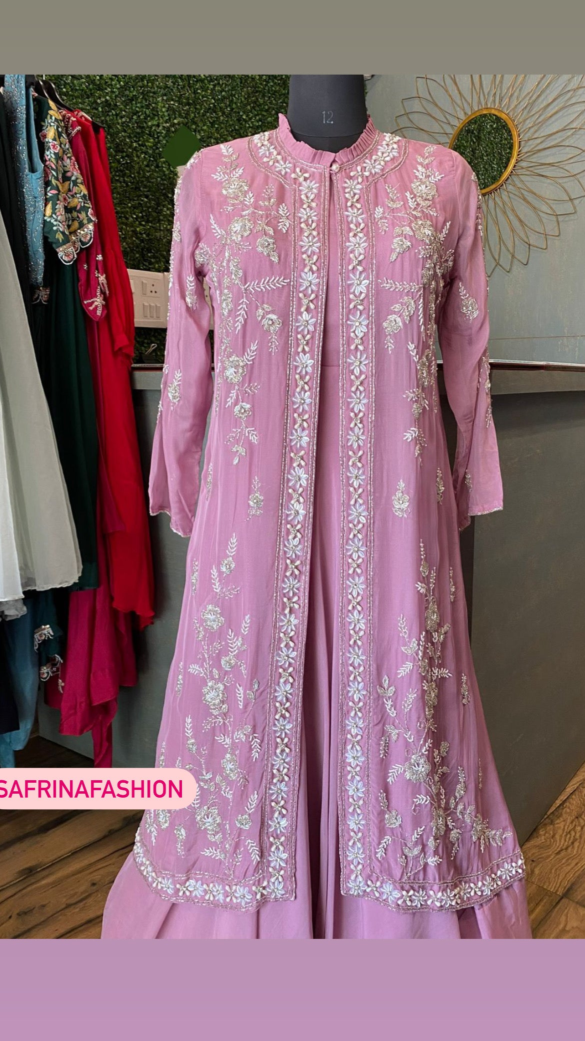 Janvir long kurta dress - Saffronfashionindia