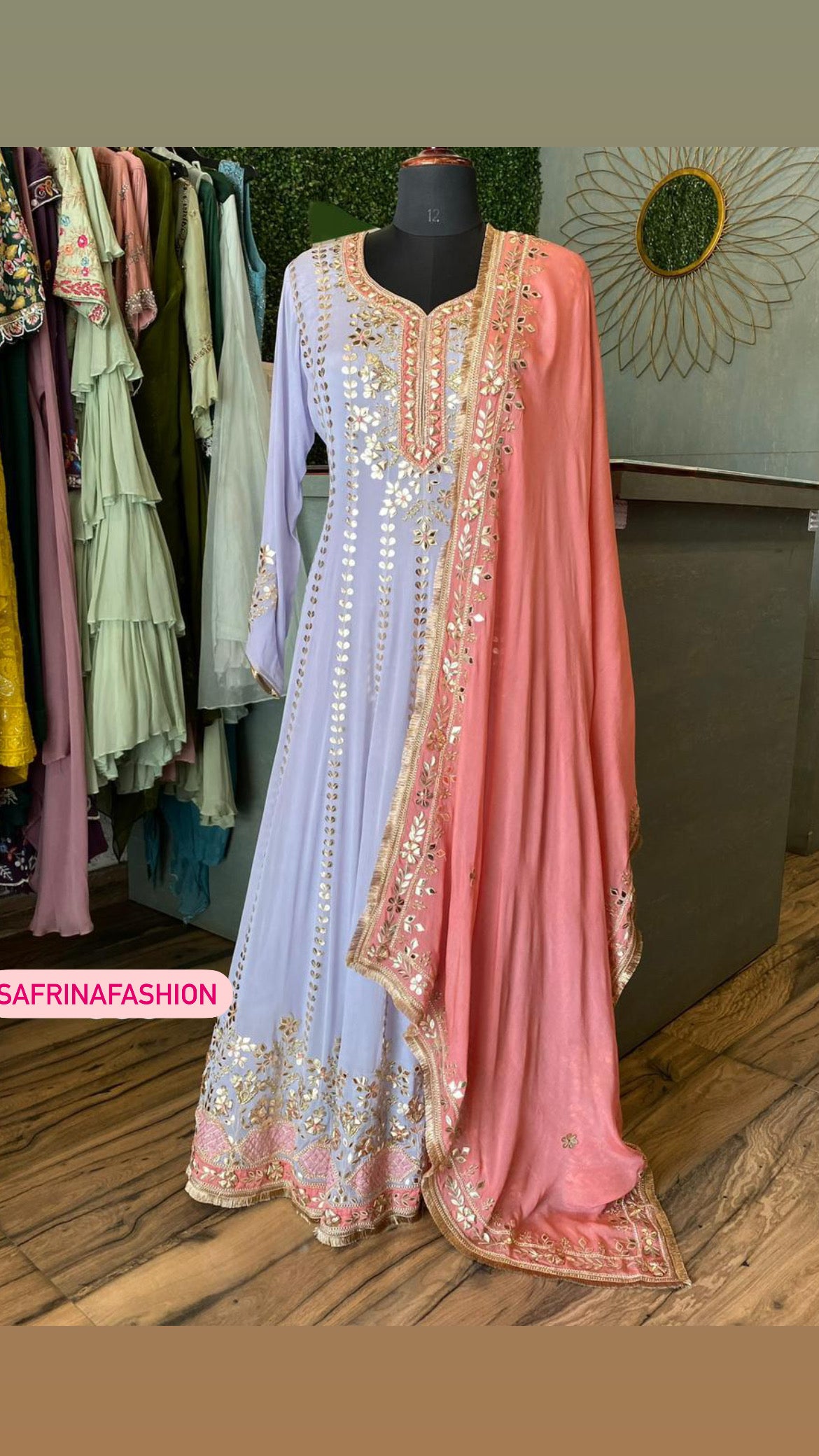 Aastha Anarkali dress traditional dress - Saffronfashionindia