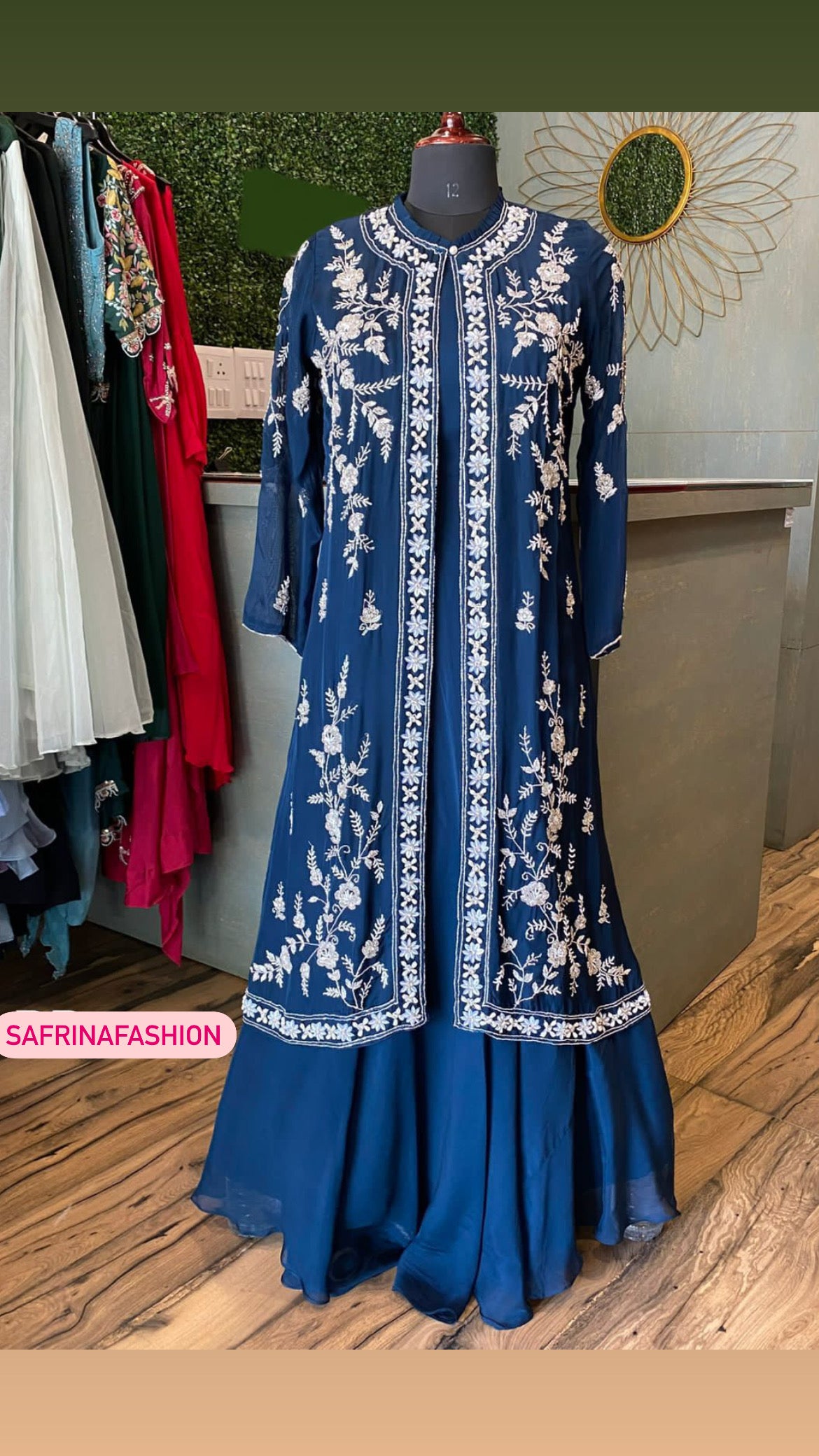 Blossom long kurta dress - Saffronfashionindia