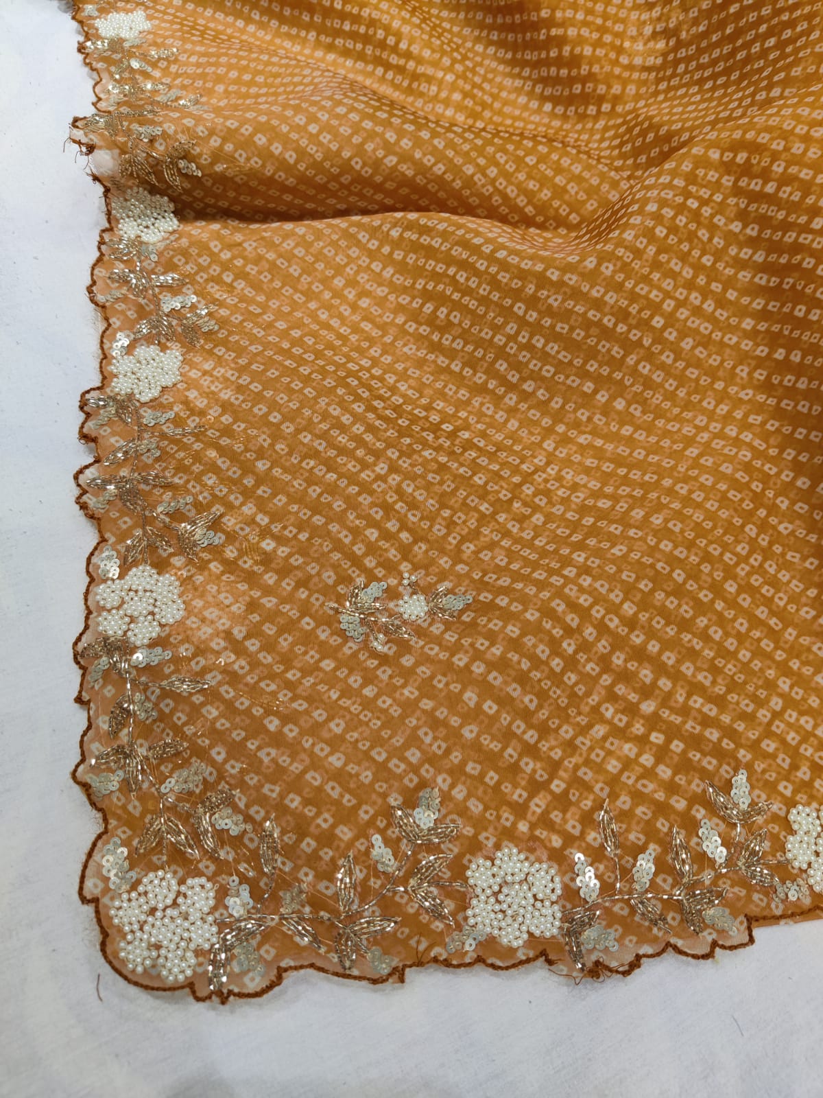 Susil pearl organza saree - Saffronfashionindia