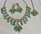 Kivi Kundan necklace set
