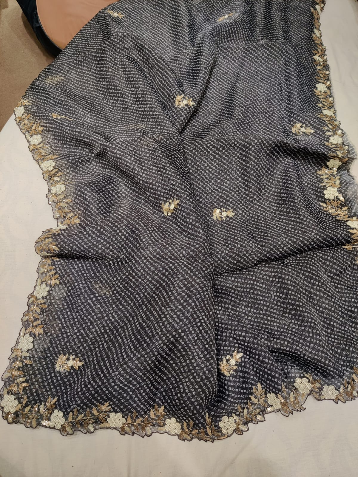 Susil pearl organza saree - Saffronfashionindia