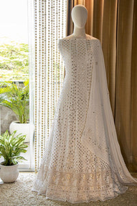 White Royal chinkakri dress