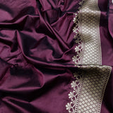 Gulpanaz handwoven Katan silk saree
