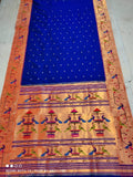 Waria handloom brocket Paithani saree