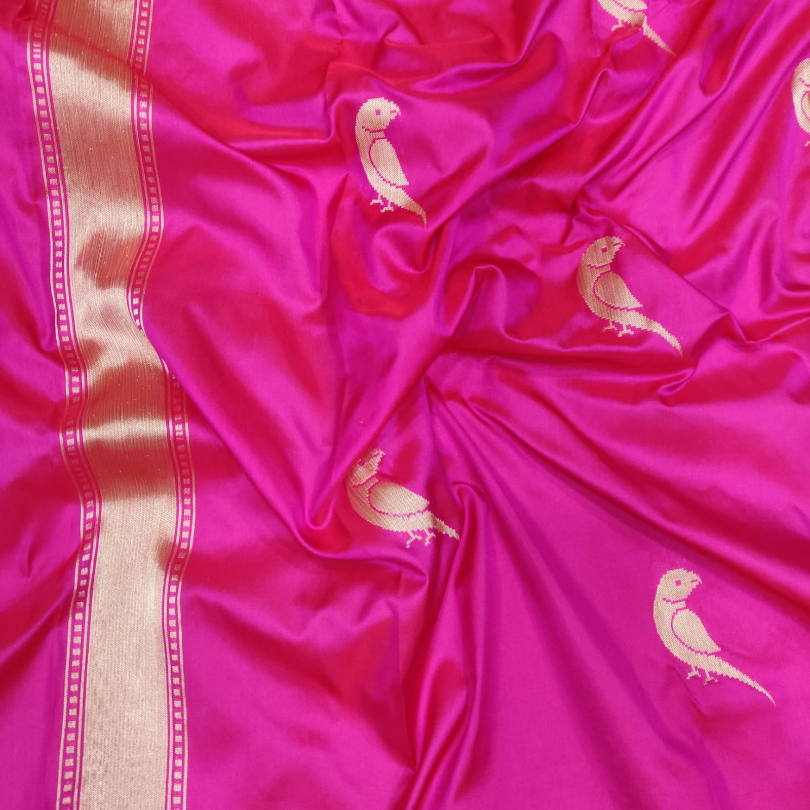 Shanikha Katan silk handwoven saree - Saffronfashionindia