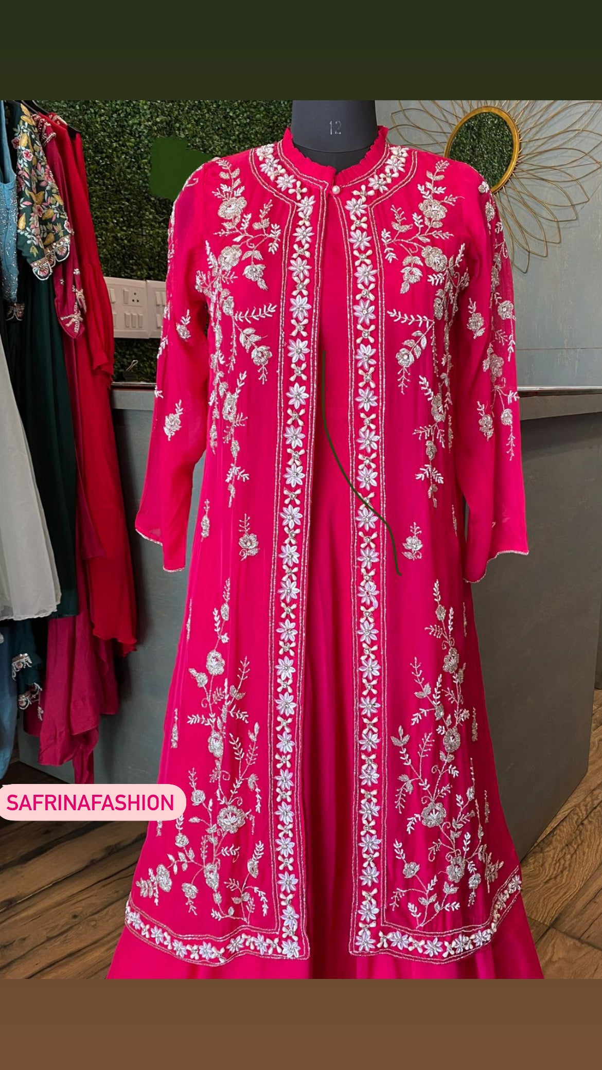 Blossom long kurta dress - Saffronfashionindia