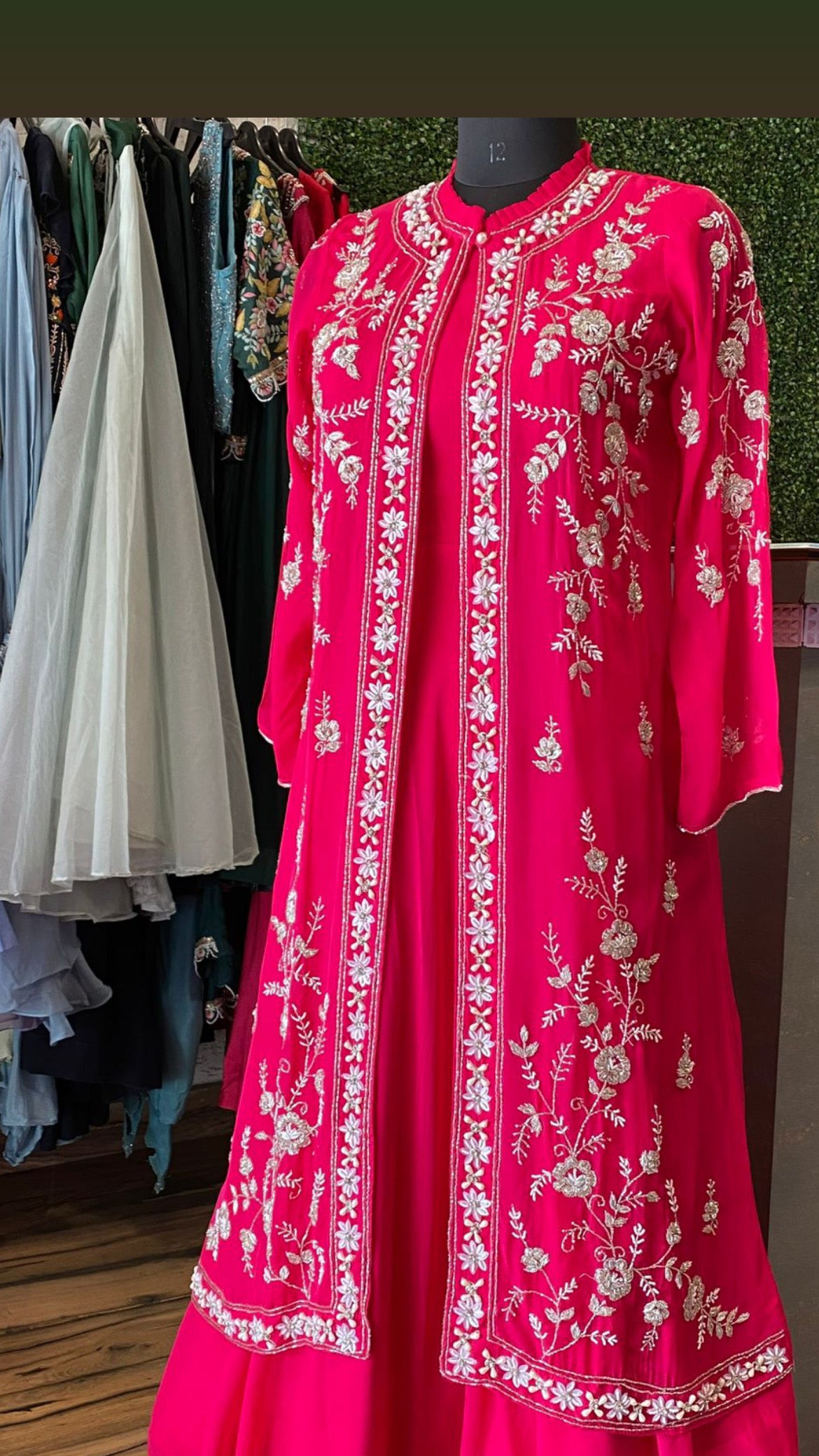 Blossom long kurta dress - Saffronfashionindia