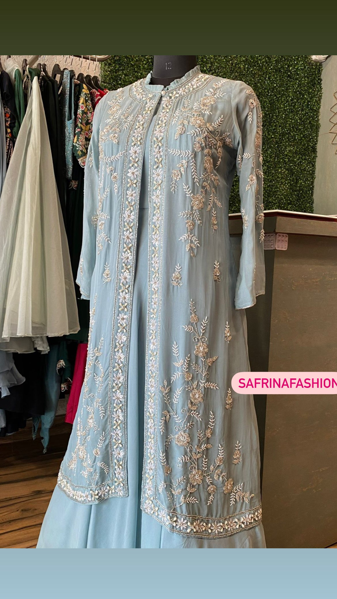 Janvir long kurta dress - Saffronfashionindia