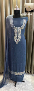 Arihant gorgette exclusive salwar suit