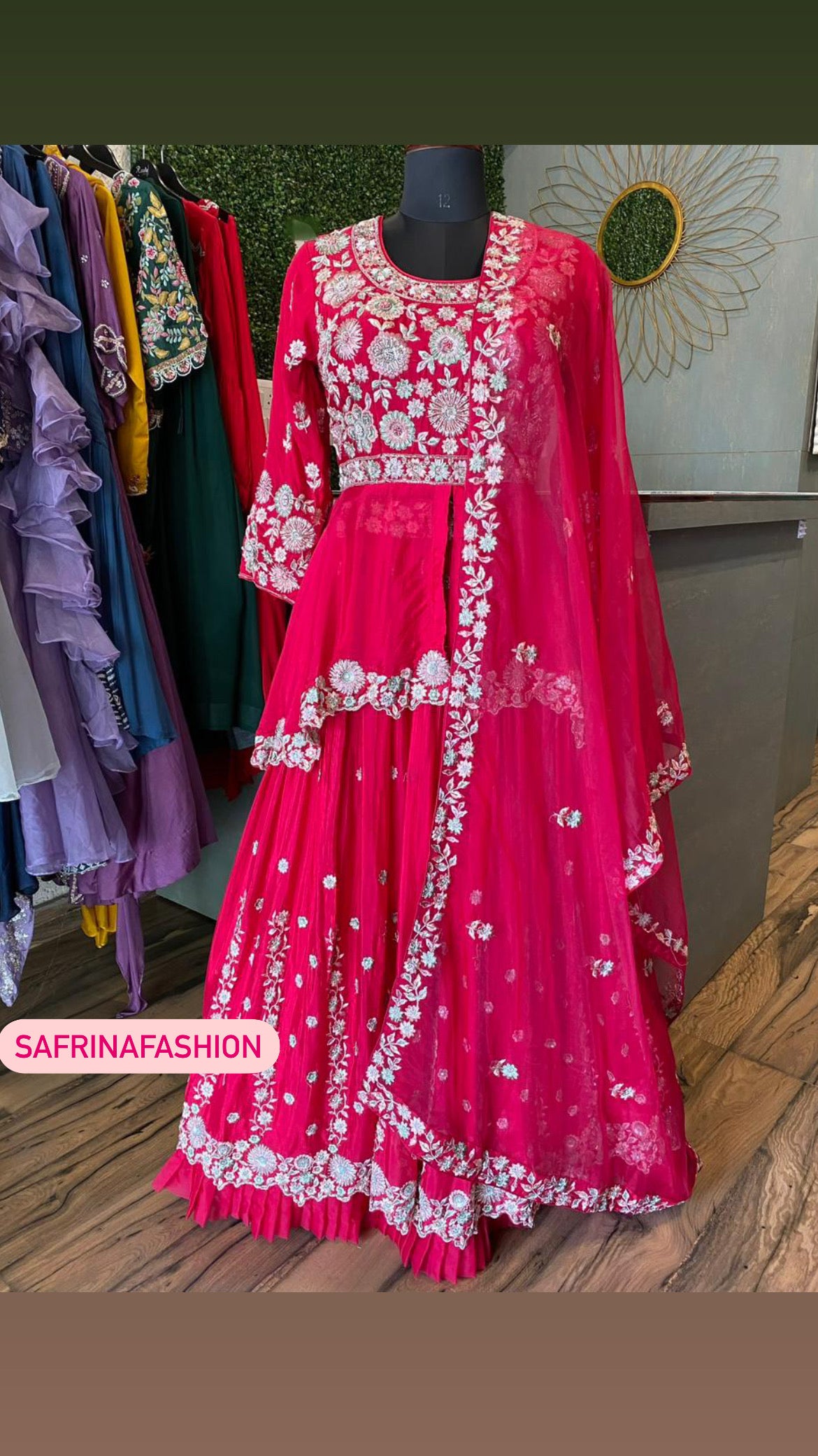 Malvika ramp inspired dress - Saffronfashionindia