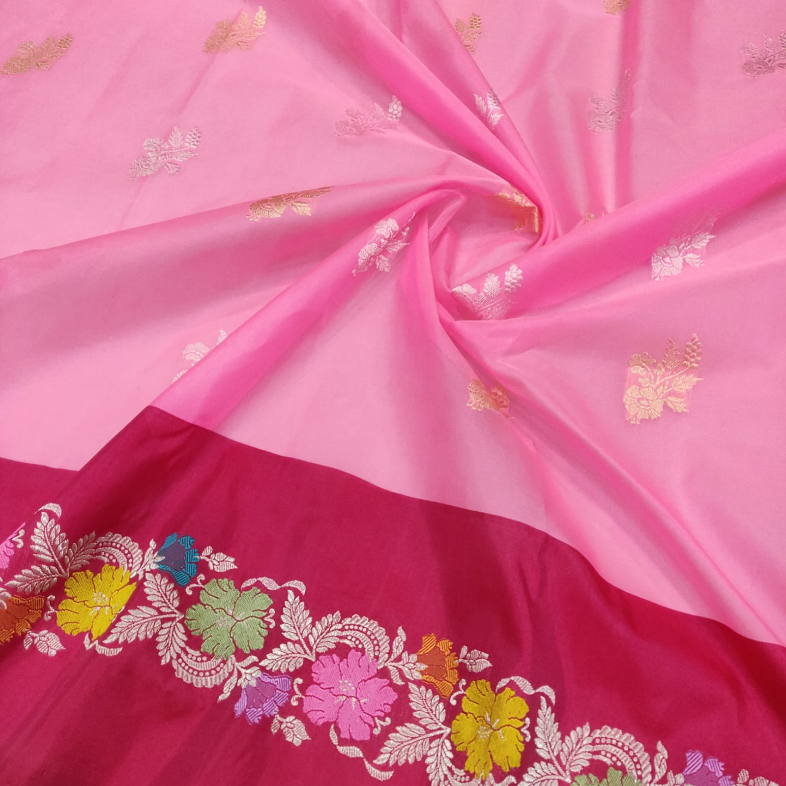 Pinkvilla inspired handwoven saree - Saffronfashionindia