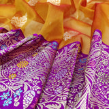 Livas kora kadwa handwoven saree