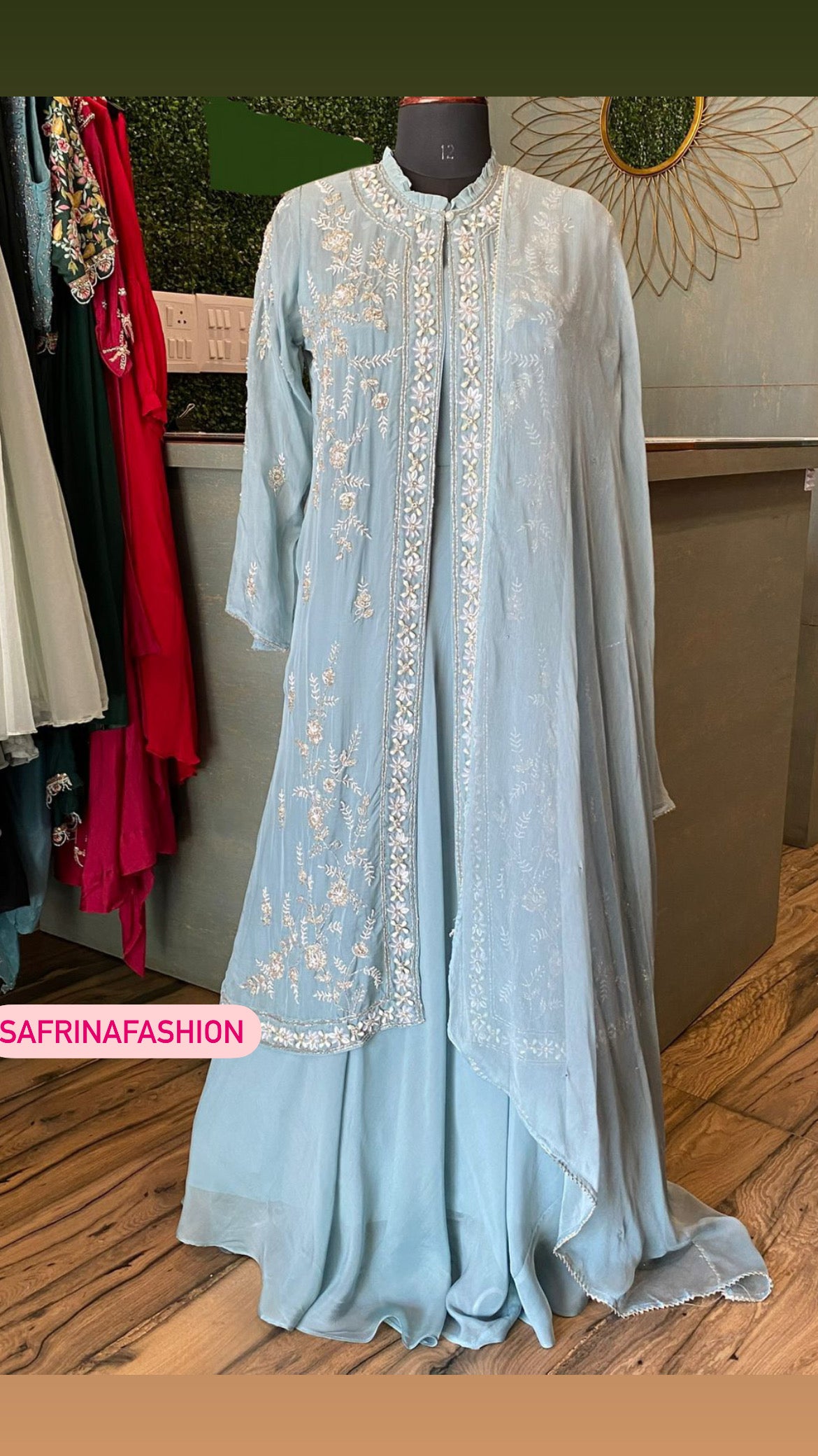 Janvir long kurta dress - Saffronfashionindia