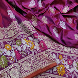 Muhani Katan silk handwoven sarees